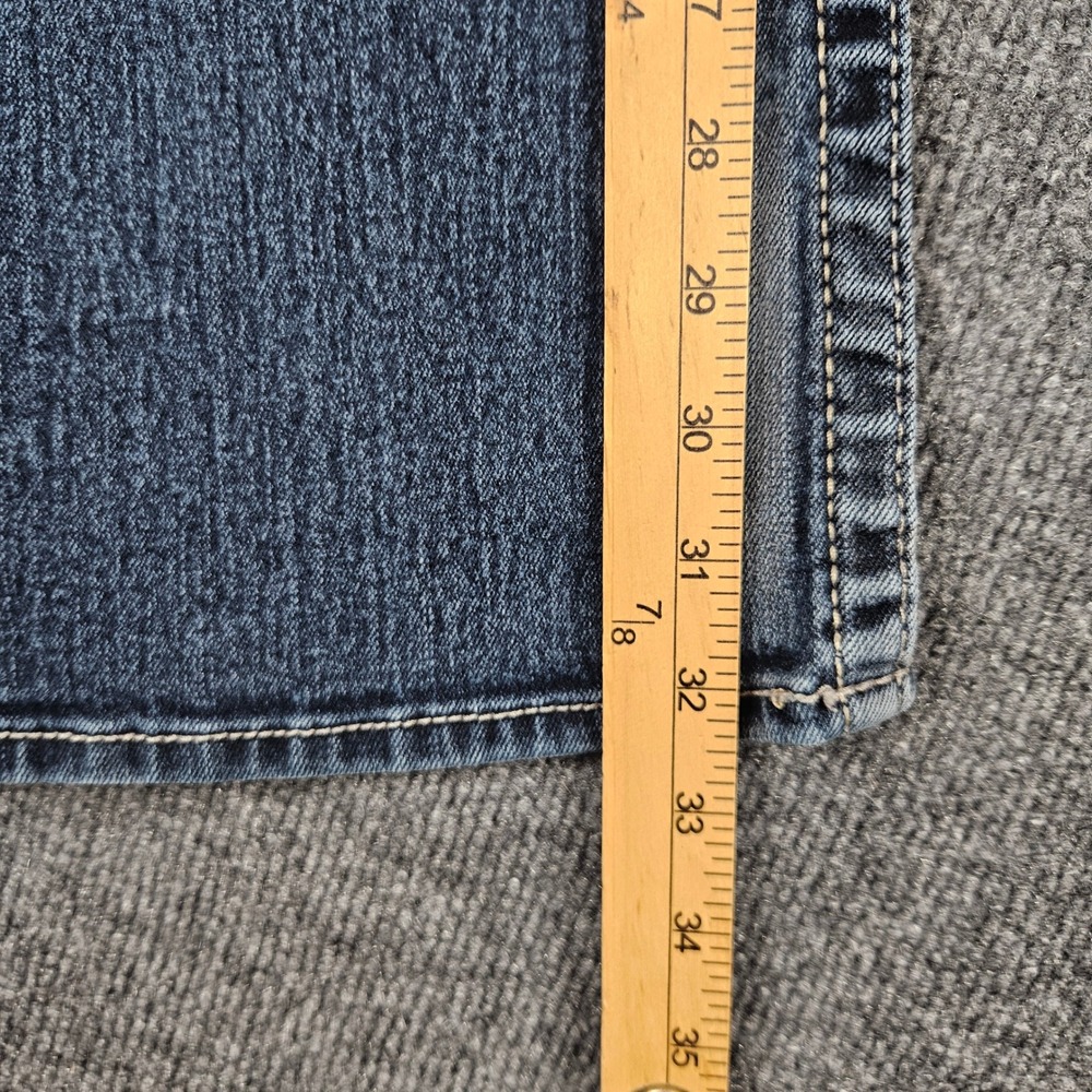 Big Star Maddie Mid Rise Fit Bootcut Jeans Women's 30L Dark Wash Stretch Western - Picture 6 of 13